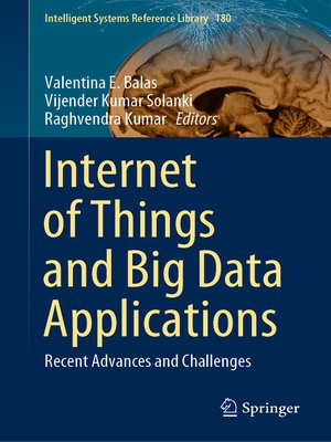 cover image of Internet of Things and Big Data Applications